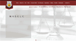 Desktop Screenshot of mvdlawcollege.com